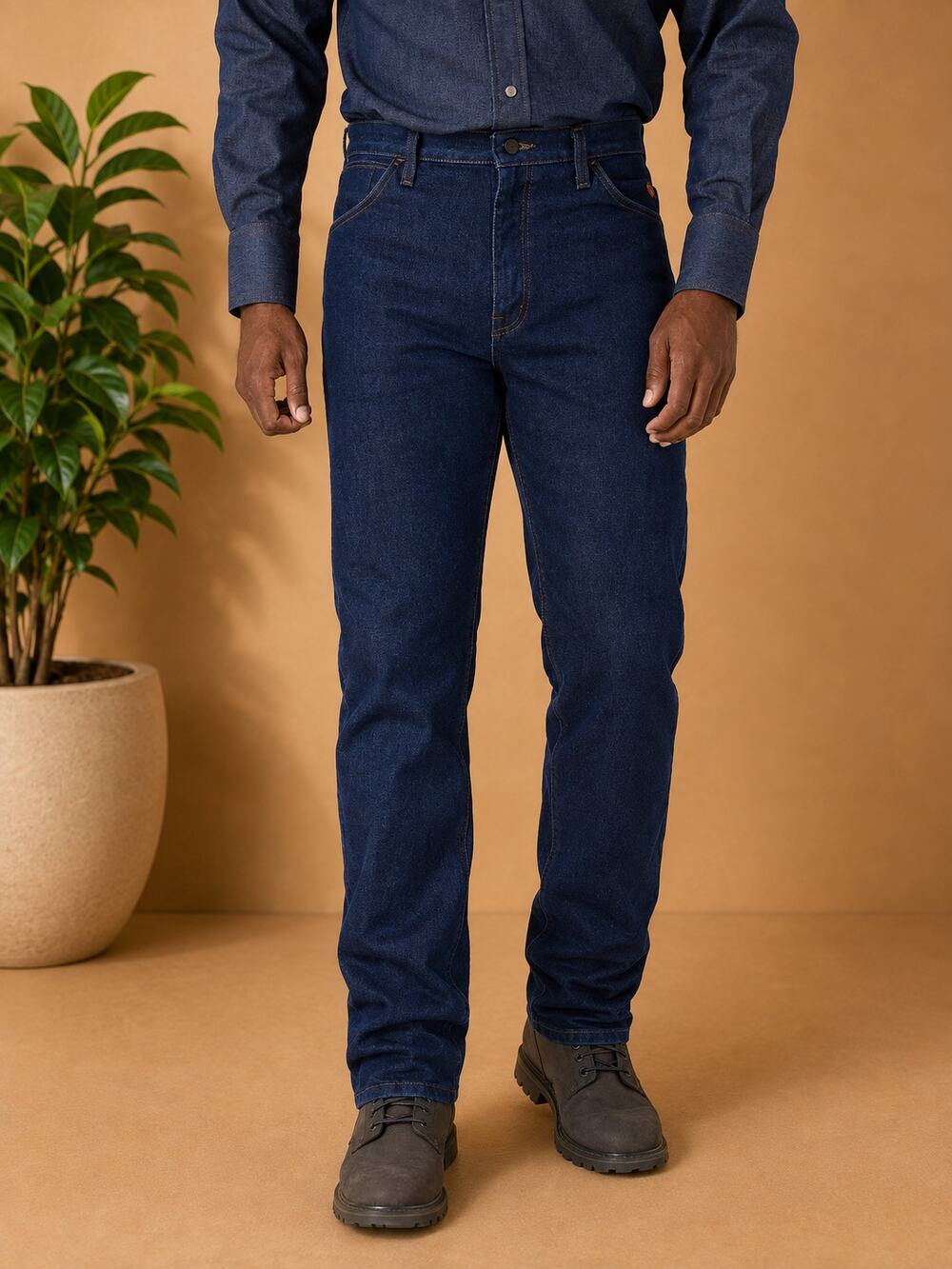 NWT Wrangler Men's FR Flame Resistant Original Fit Jean Blue 32W x 32L